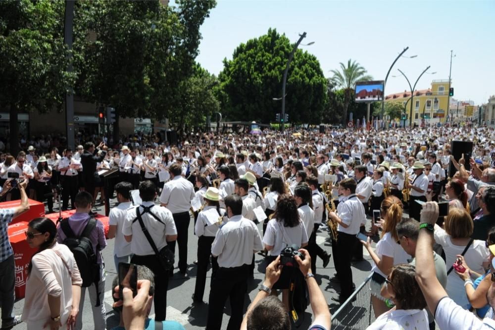 Encuentro de bandas de música en Martínez Tornel