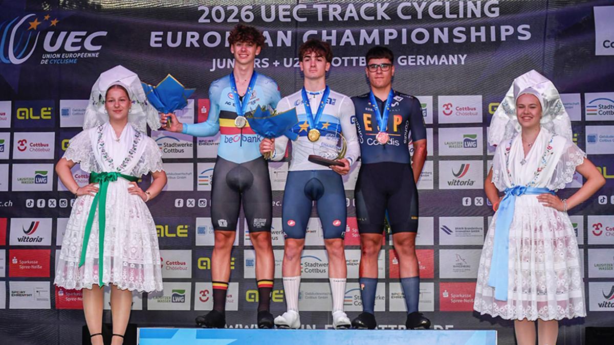 Vicent Andrés conquista el bronce tras una heroica actuación en la prueba de eliminación Júnior.