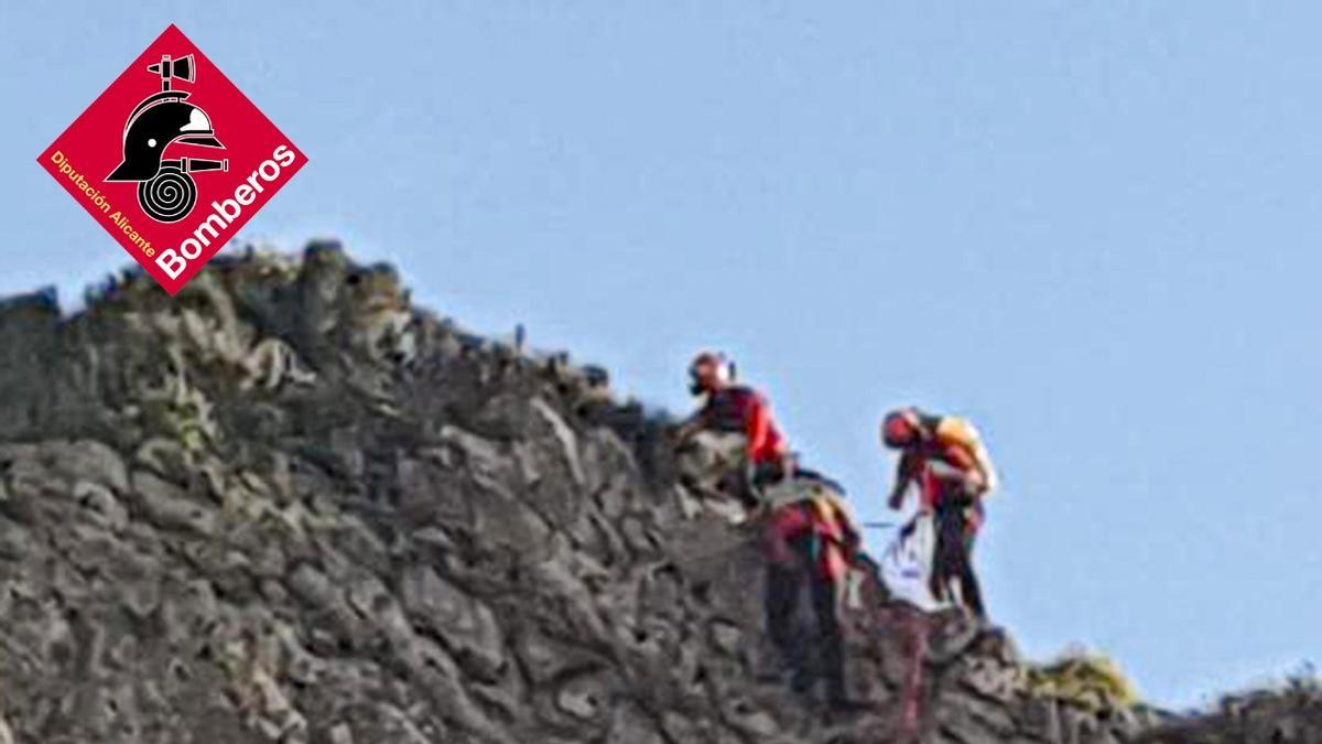 Un escalador queda atrapado en el Cap de Sant Martí de Xàbia