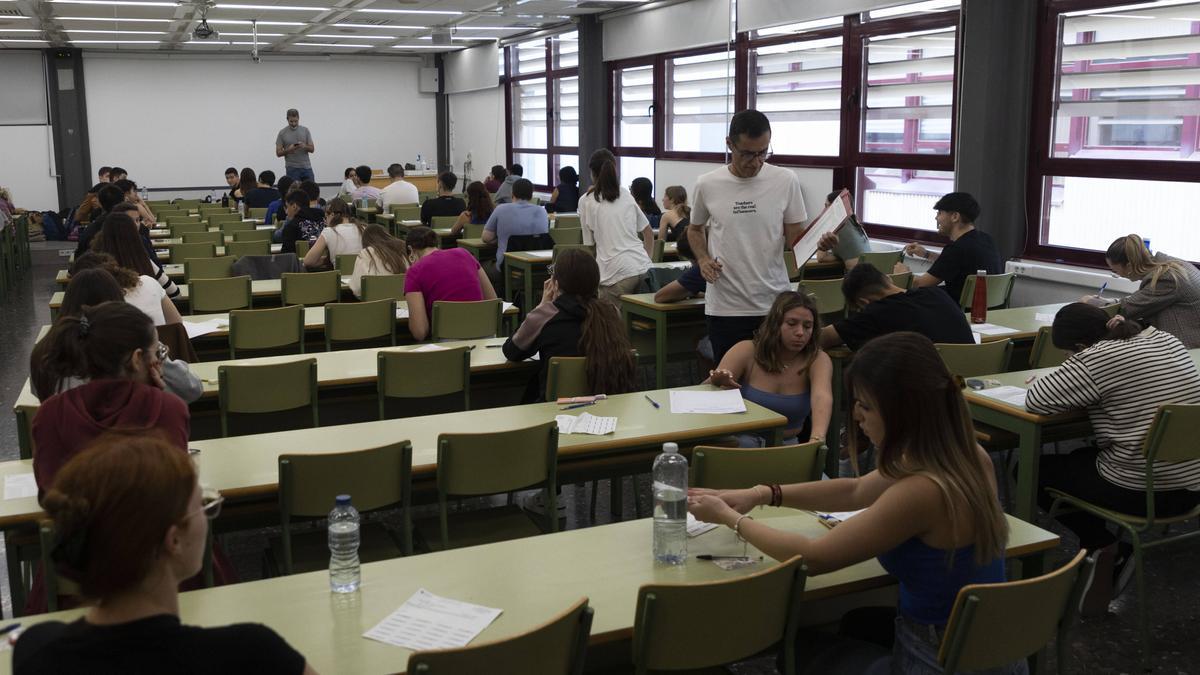 Exámenes de selectividad en la Universitat Politècnica de València