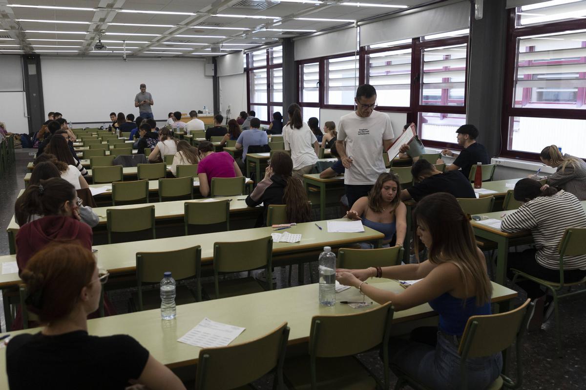 Exámenes de selectividad en la Universitat Politècnica de València