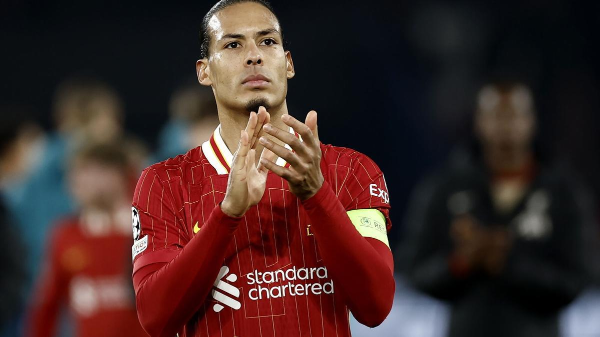 Van Dijk no despeja las dudas sobre su futuro: "No sé qué pasará el próximo año"