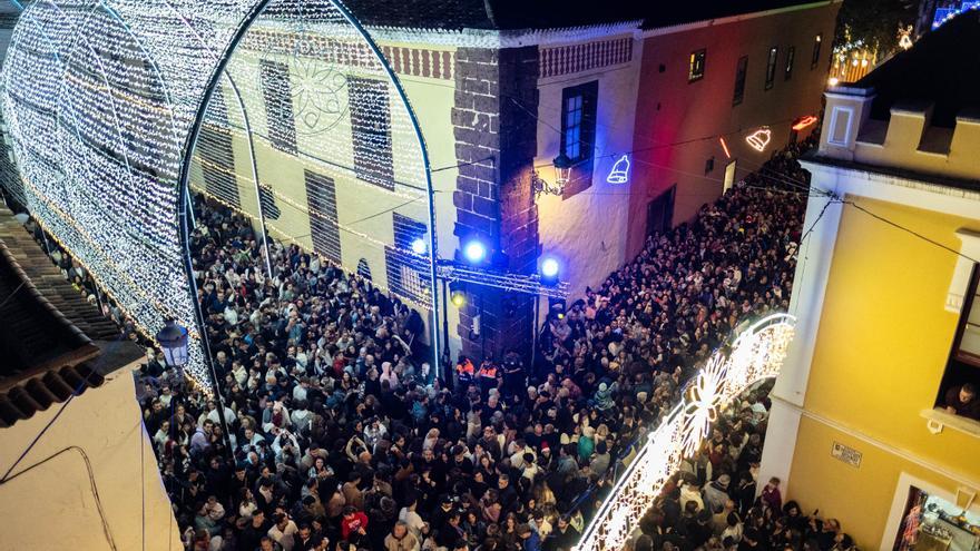 Encendido de las luces de Navidad en La Laguna