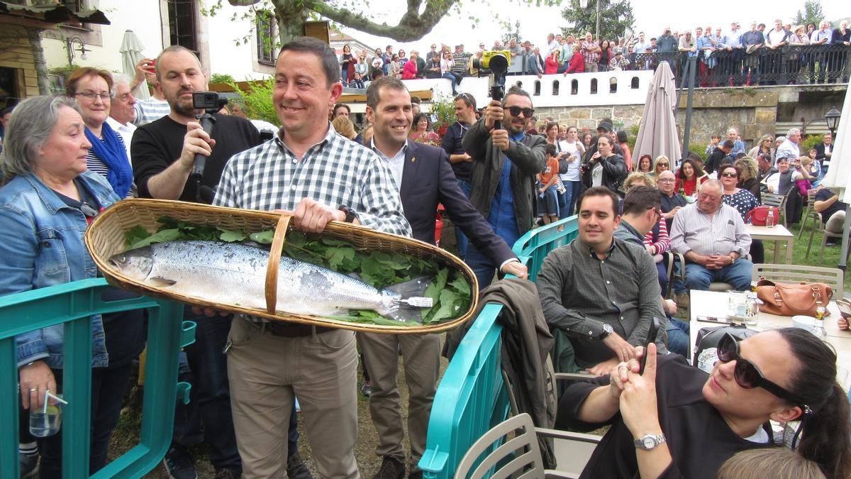 Subasta en Cangas de Onís, hace un par de año.