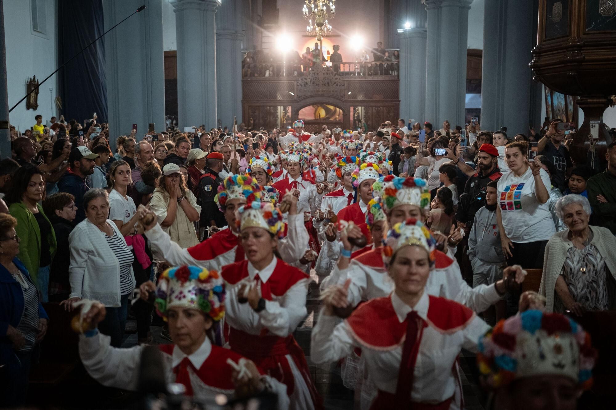 Llegada de la Virgen de Los Reyes a Valverde