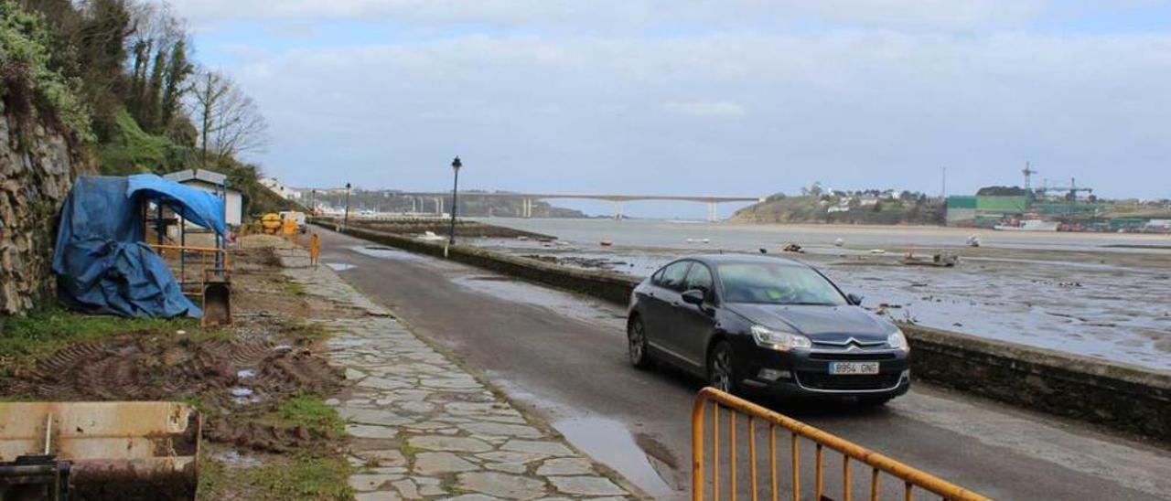 La avenida del Muelle, tras la tala de los árboles.