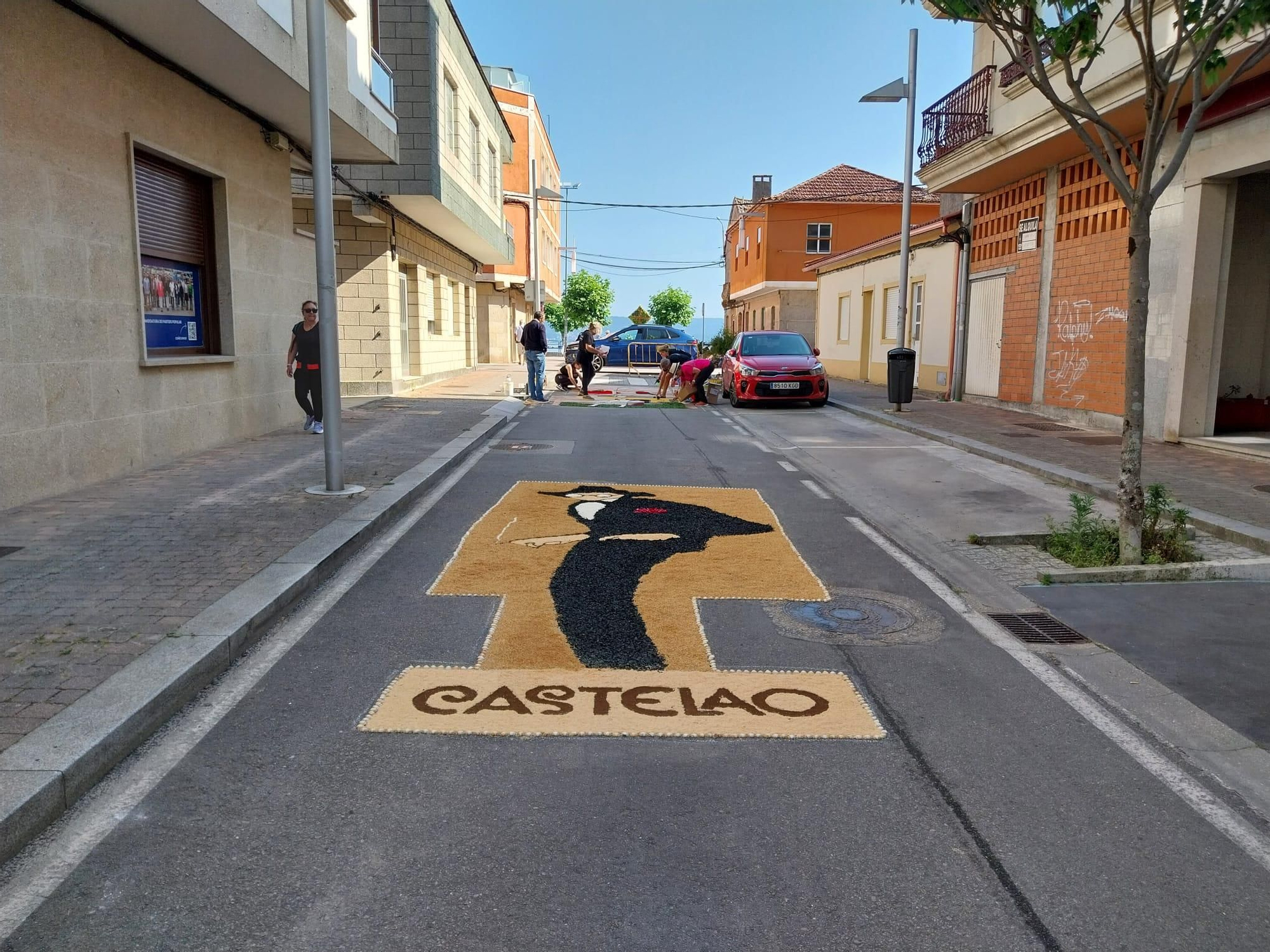 La fiesta de las alfombras florales del Corpus en Bueu (II)