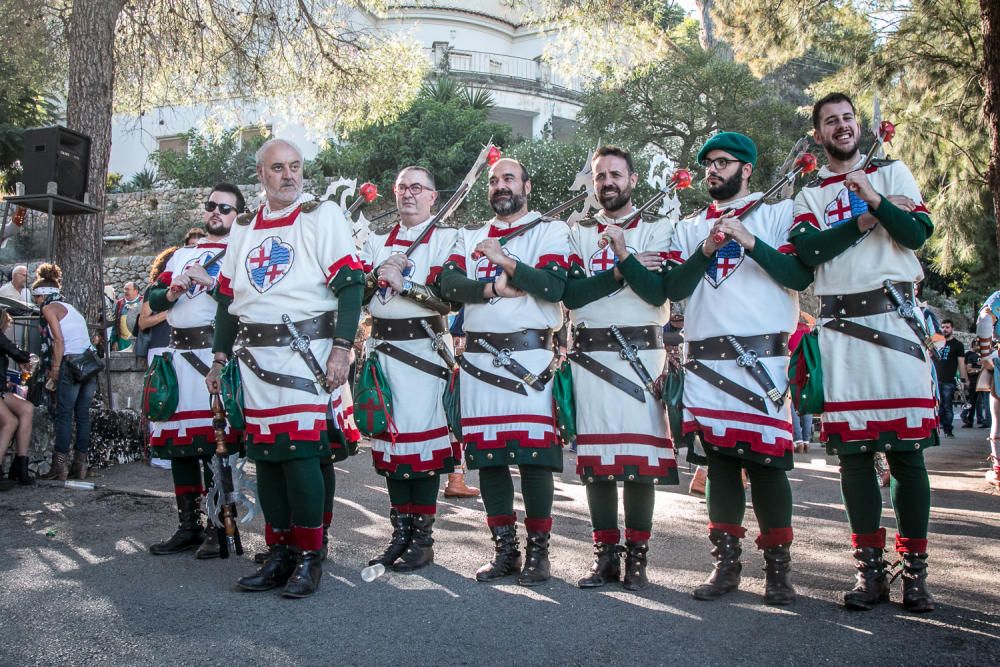 Fontilles vive los Moros y Cristianos de Alcoy