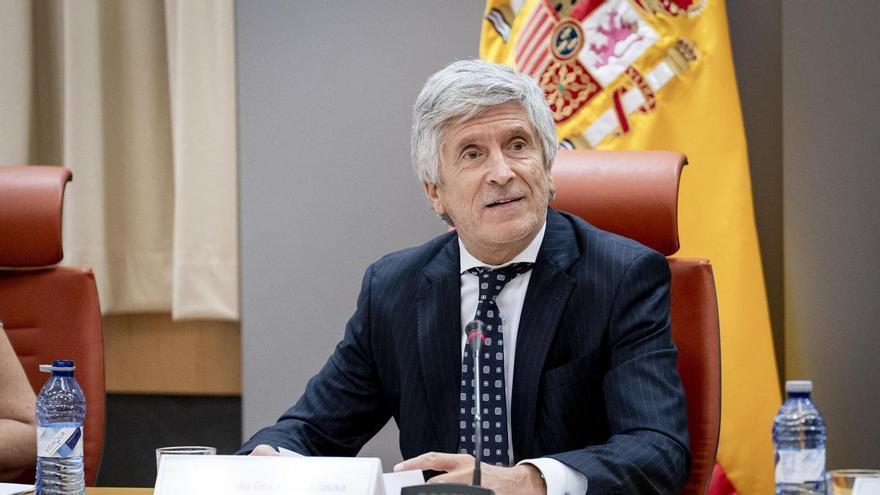 Marlaska reitera que "até hoje" não há nenhum elemento "lógico" que aponte para Marrocos na crise de Ceuta