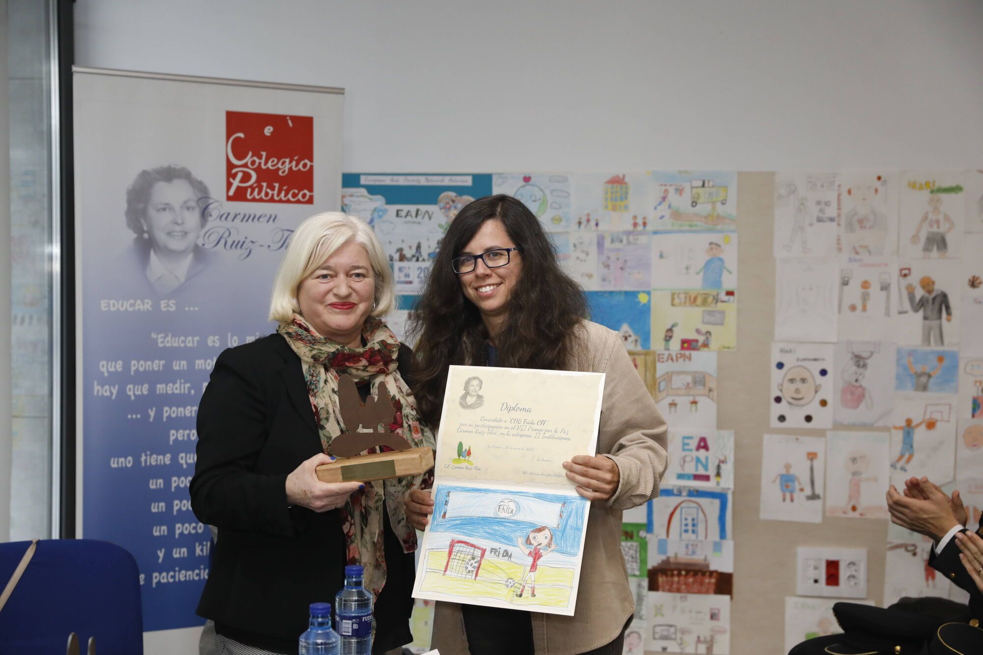 Entrega de premios. 