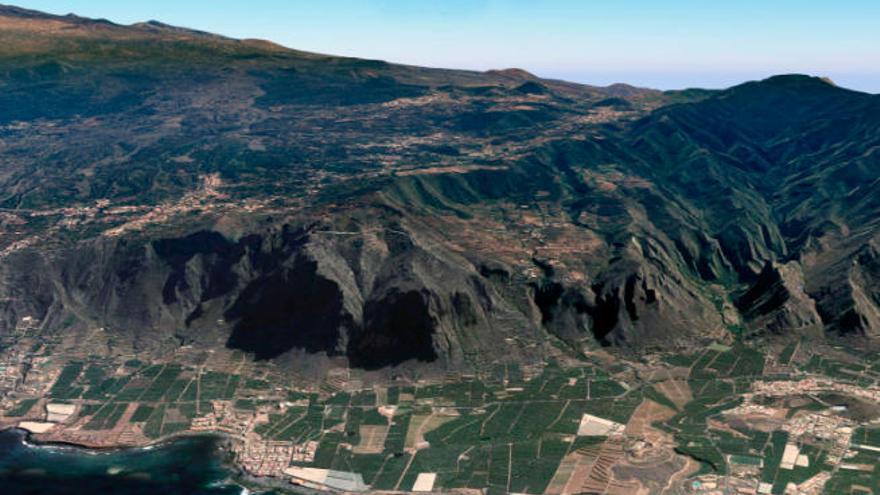 La diferencia de cota entre El Tanque y la costa de Los Silos hacen viable una central hidroeléctrica de salto.