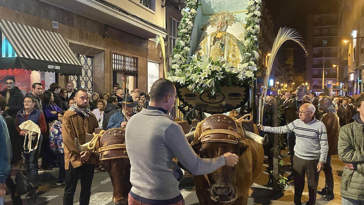 Parte de los gastos de la Venida de la Virgen fueron sufragados por el Ayuntamiento de Elche