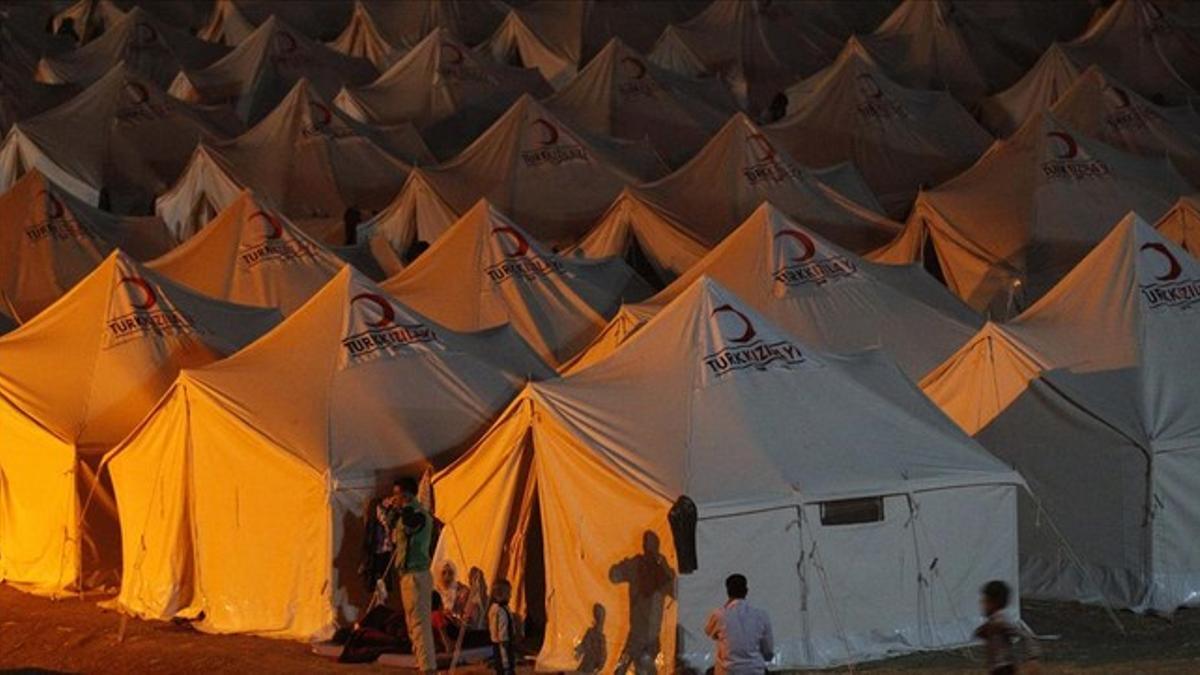 Campamento de refugiados sirios en Turquía