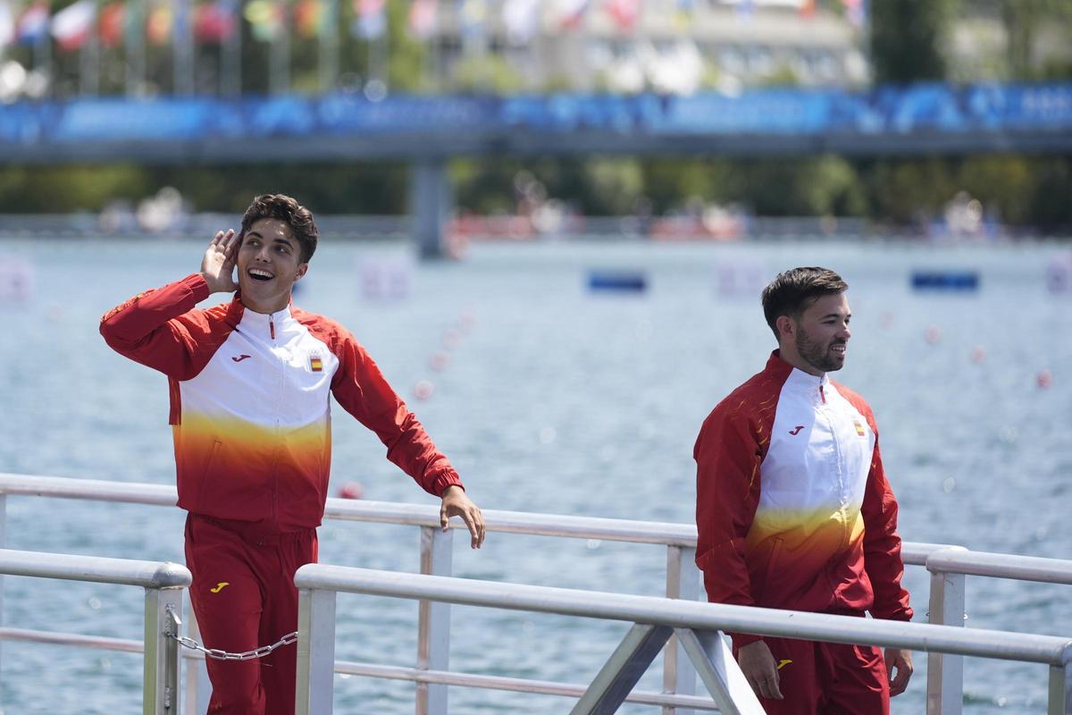 Joan Antoni Moreno y Marcus Cooper, medallas de bronce en C2 500 y K4 500