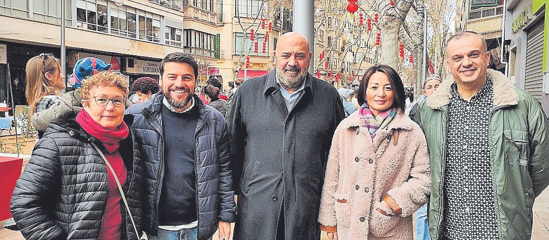Cipriana Olmo, Xavi Bonet, Jaime Martínez, Sandra Quant y David Suñer.