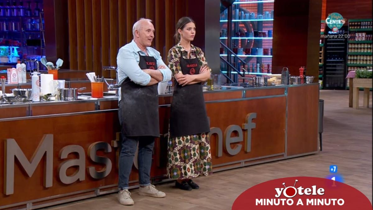 Xavier e Isabelle en 'MasterChef Celebrity'