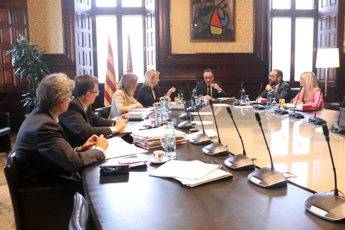 Reunión de la Mesa del Parlament esta mañana Reunión de la Mesa del Parlament esta mañana
