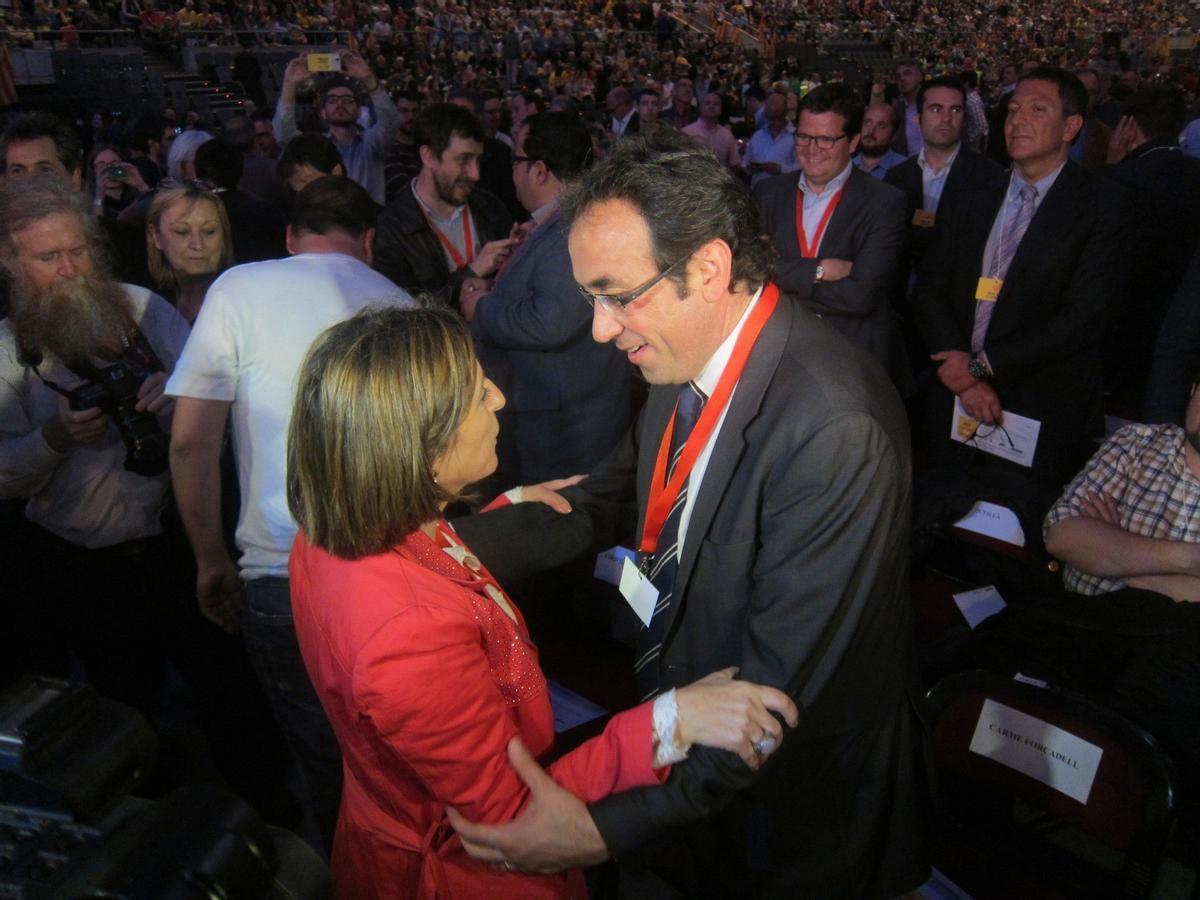Carme Forcadell y Josep Rull.