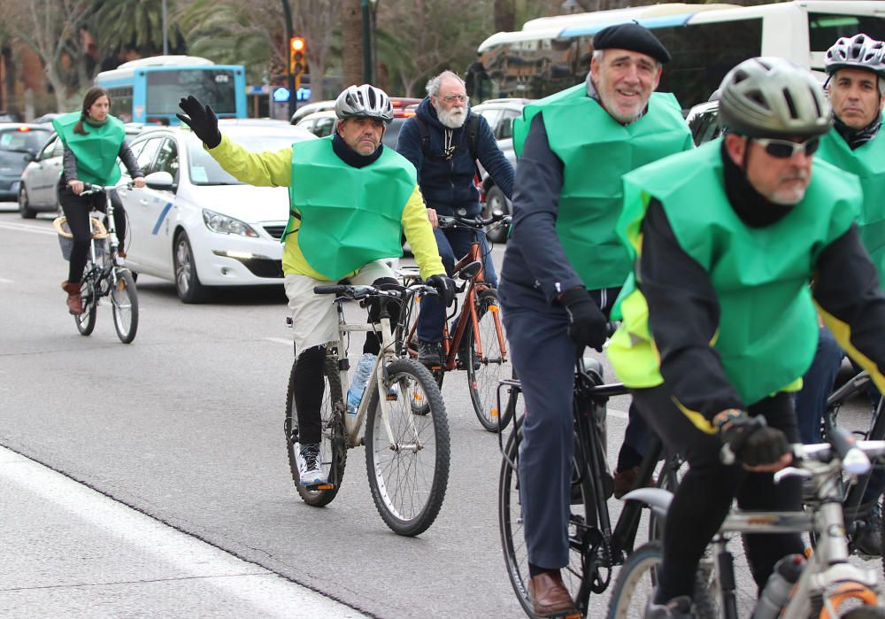 Marcha ciclista por un Bosque Urbano