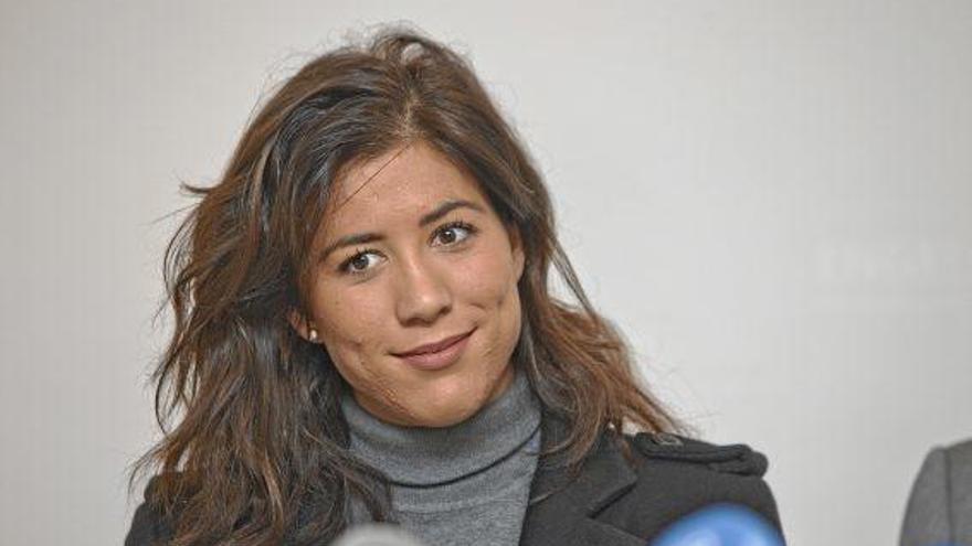 Garbiñe Muguruza war bereits beim Spatenstich für die neue Anlage im vergangenen Winter auf Mallorca.