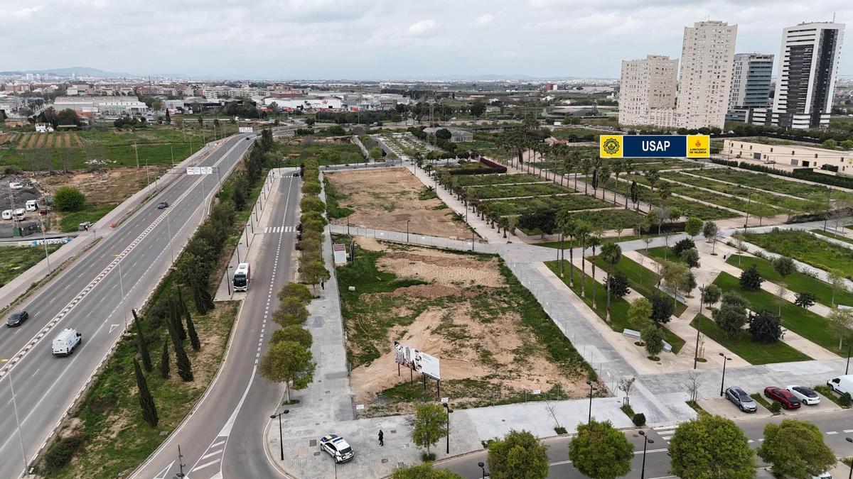 Campas ya limpias en las pedanías de València.
