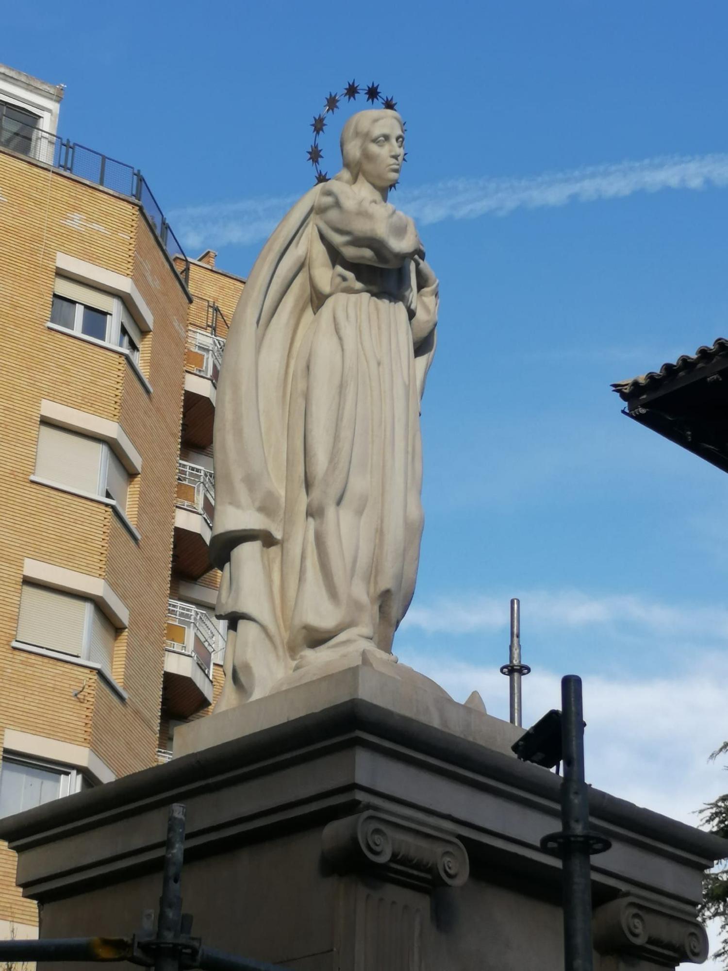 La Inmaculada, totalmente restaurada.
