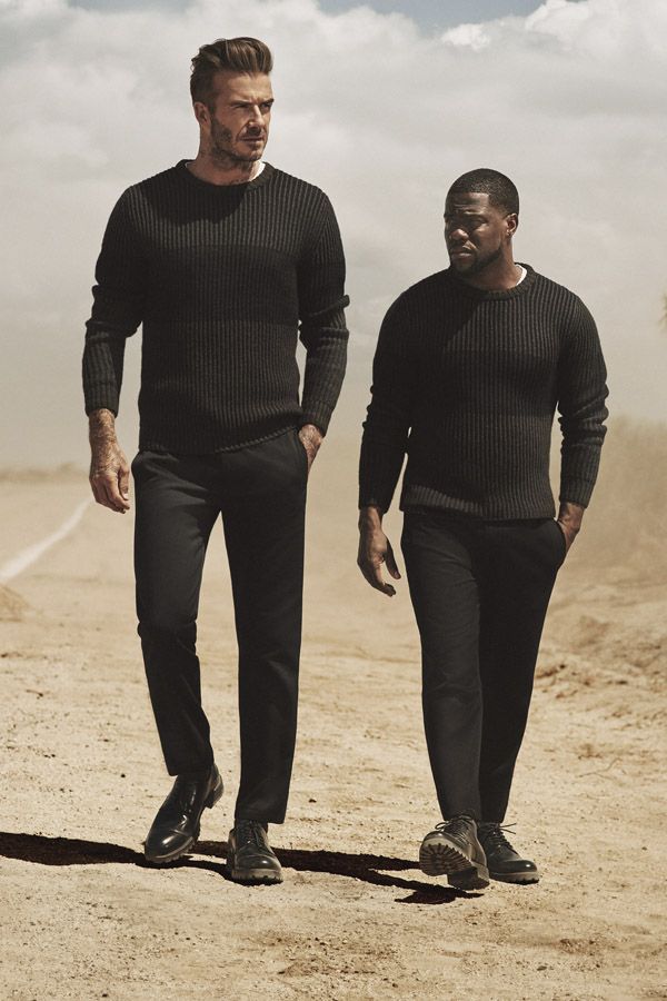 David Beckham y Kevin Hart en la campaña de H&M