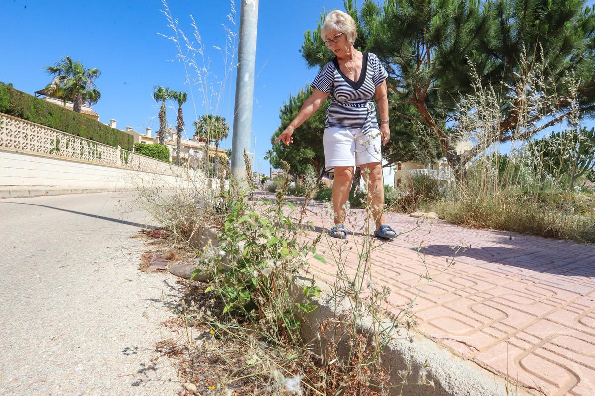 Parques en Orihuela Costa con deficiencias en el mantenimiento