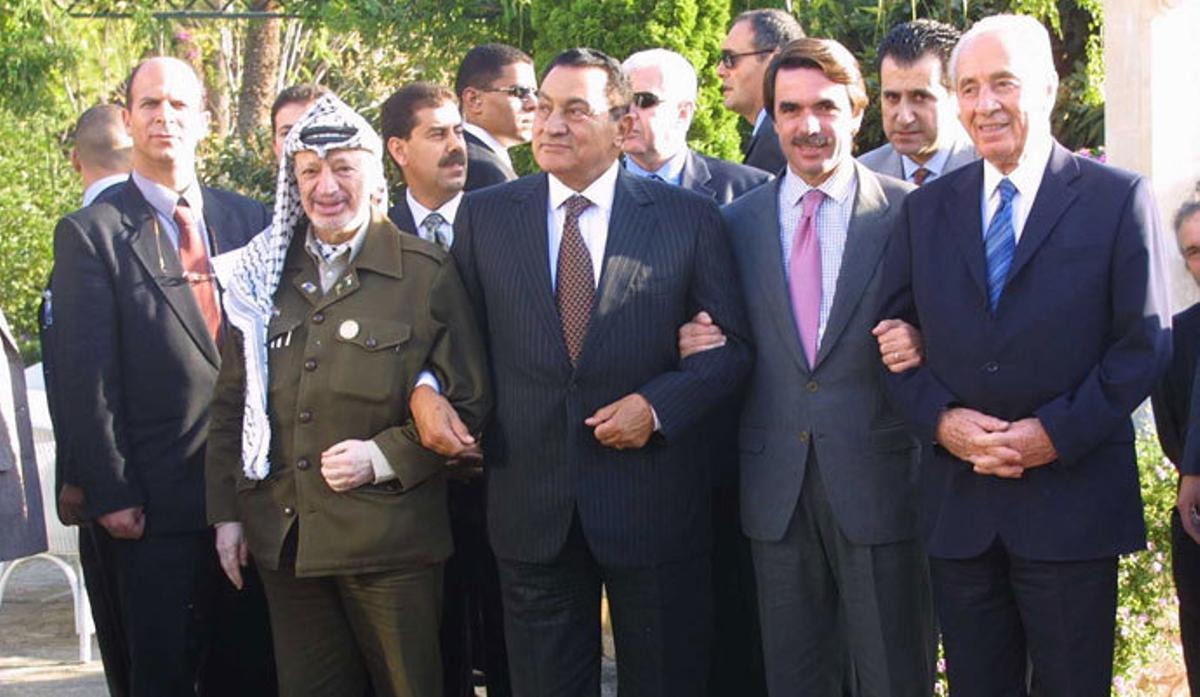 Cara a cara con Mubarak en Mallorca