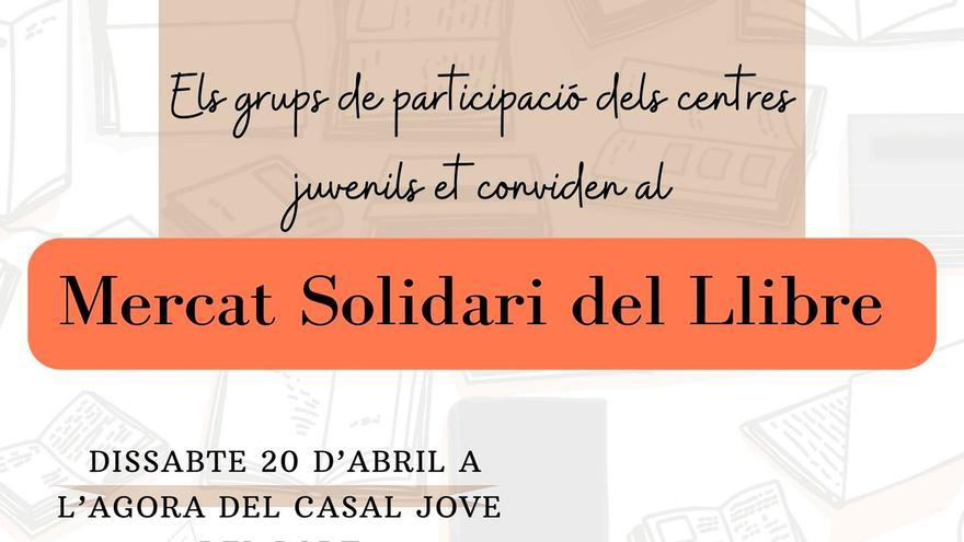 Jóvenes de Sagunt impulsan un mercado solidario de libros