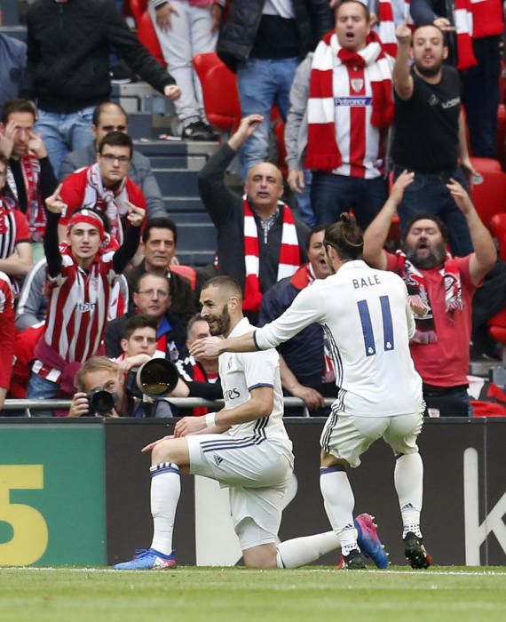 Las mejores imágenes del partido entre el Athletic y el Real Madrid en San Mamés.