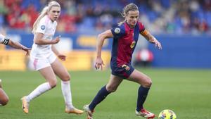Irene Paredes, en un partido del FC Barcelona