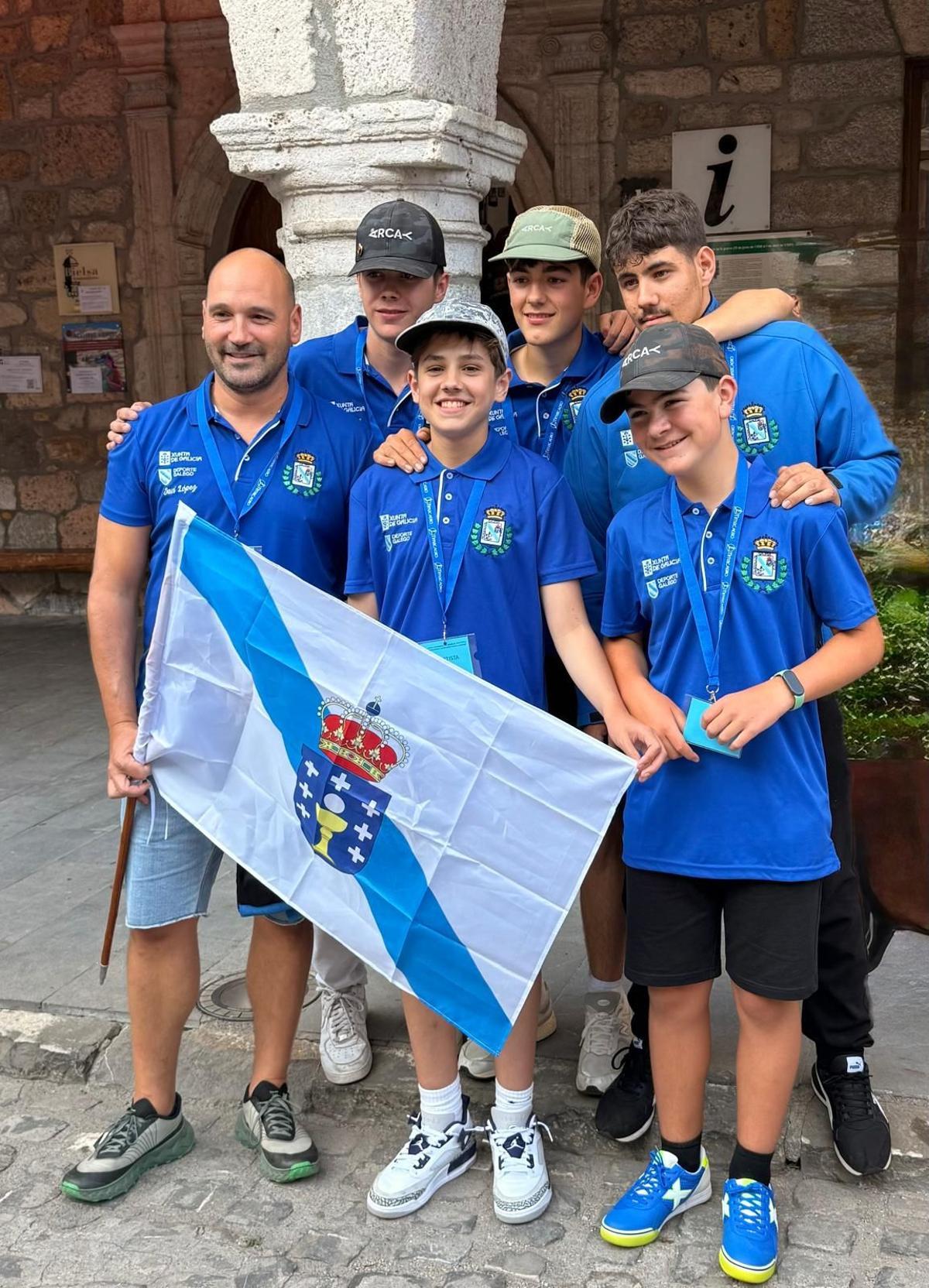 Selección gallega juvenil de mosca.