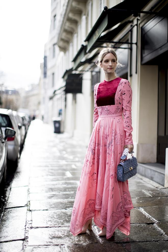 Vestidos largos: París 'streetstyle'