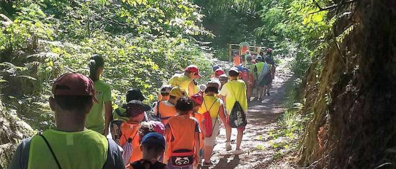 Participantes en una excursión.