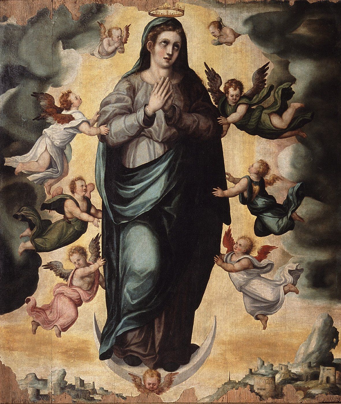 Nuestra Señora de los Ángeles, Baltasar del Águila.