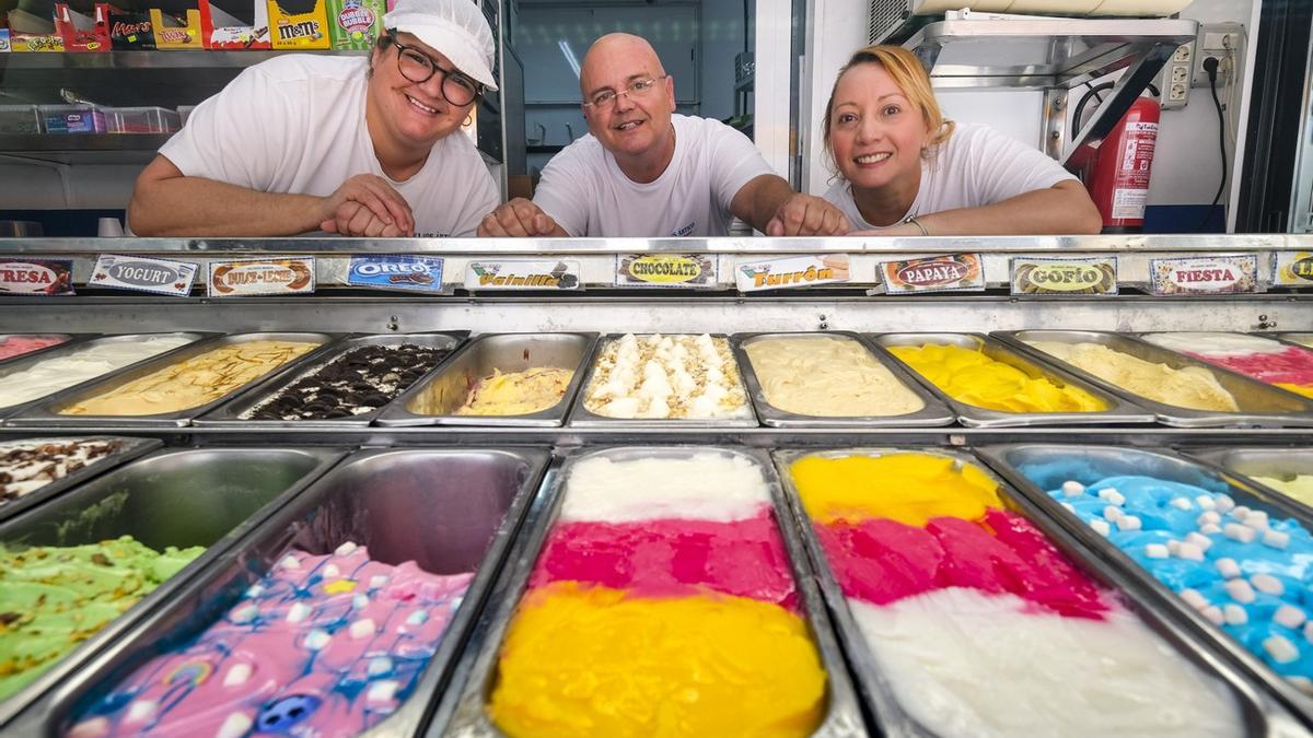 El reino de los helados artesanales está en Playa de Arinaga