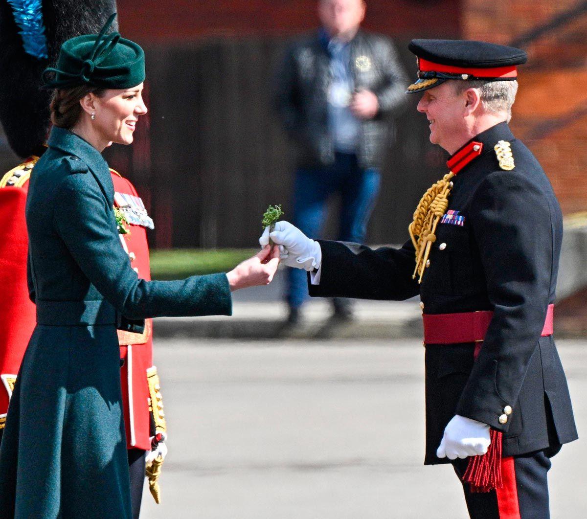 Kate Middleton en el homenaje a la guardia irlandesa del día de San Patricio 2022