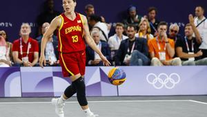 Sandra Ygueravide atendió a Prensa Ibérica tras conquistar la medalla de plata en 3x3 baloncesto en los Juegos Olímpicos de París