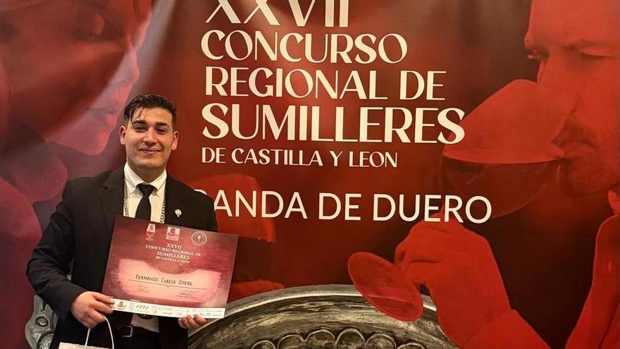 El sanabrés Fernando Cubela opta al título de Mejor Sumiller de España