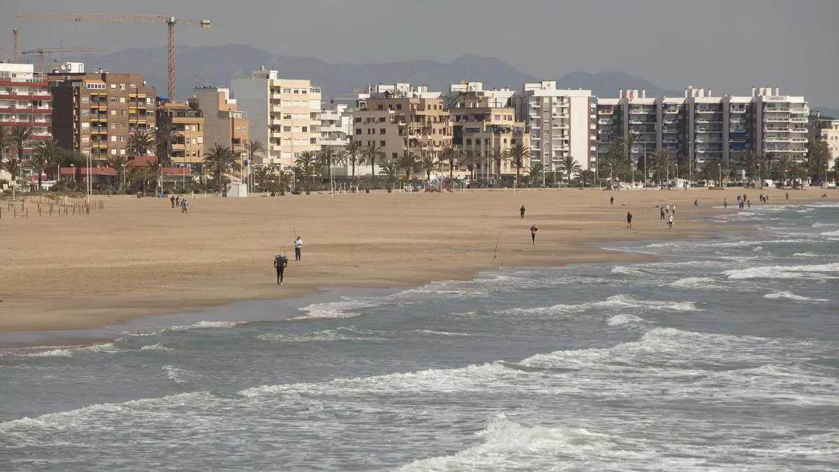 Fachada litoral del Port de Sagunt.