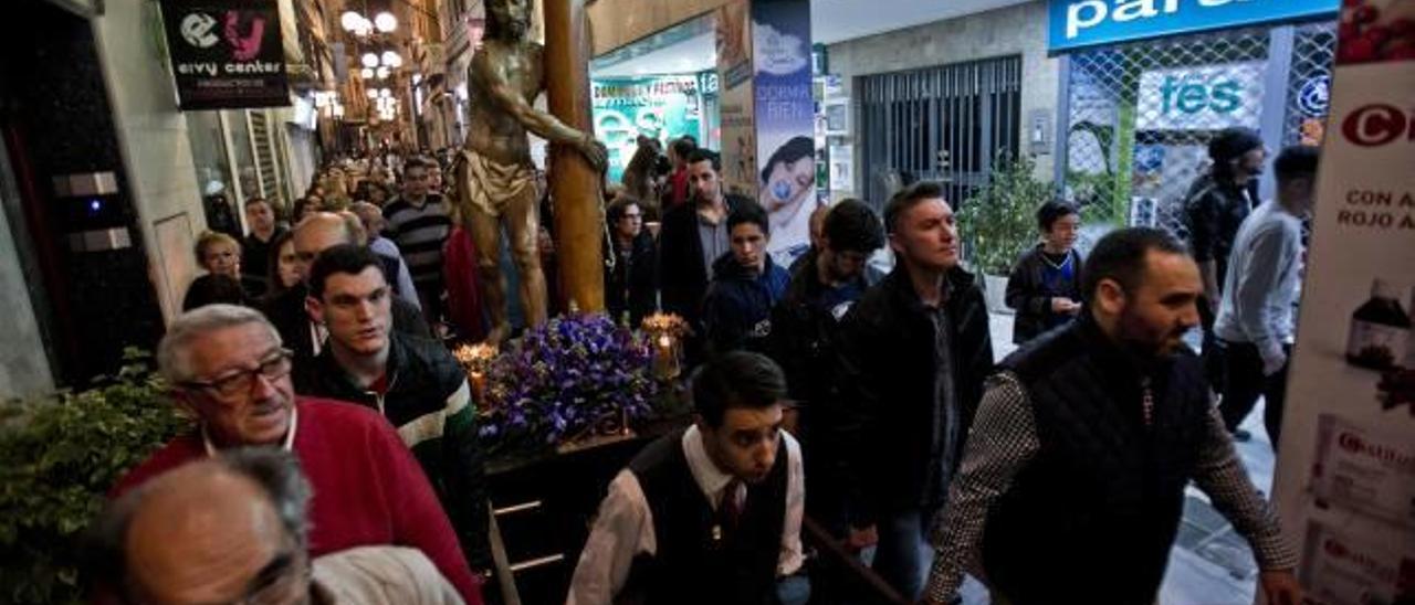 El traslado del Santísimo Cristo de la Columna.