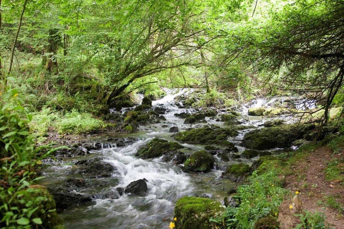 El río Cabra, en el concejo de Llanes