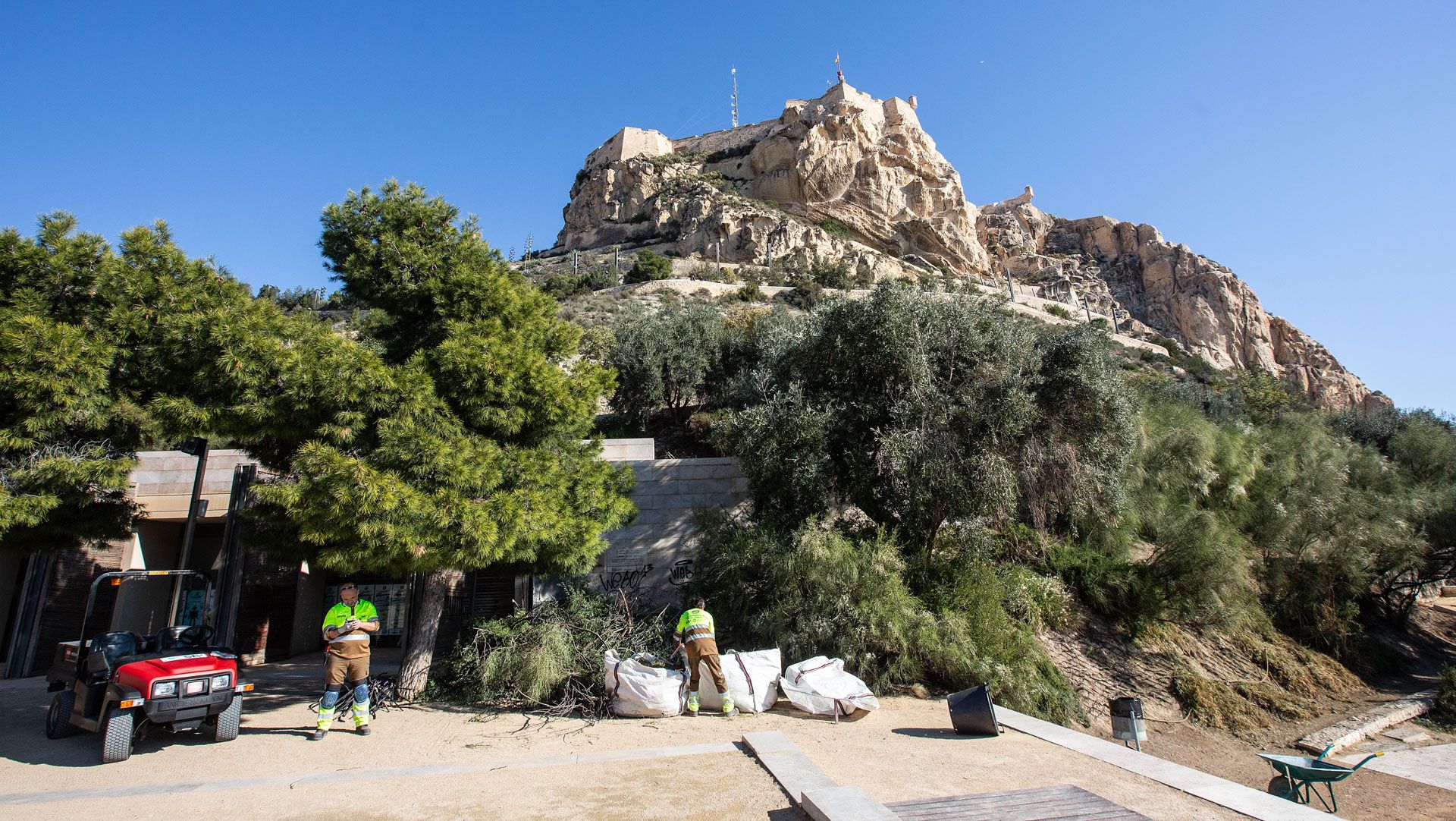 Mal estado del parque de  La Ereta