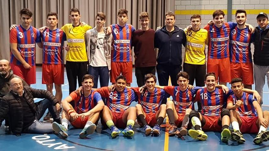 La plantilla del Club Balonmano Almoradí