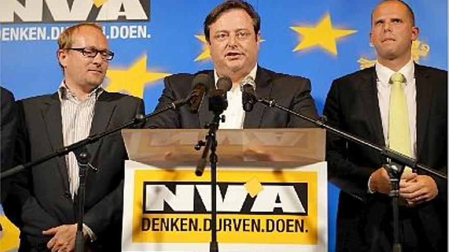 El líder del partido belga nacionalista N-VA (Nueva Alianza Flamenca) Bart De Wever.