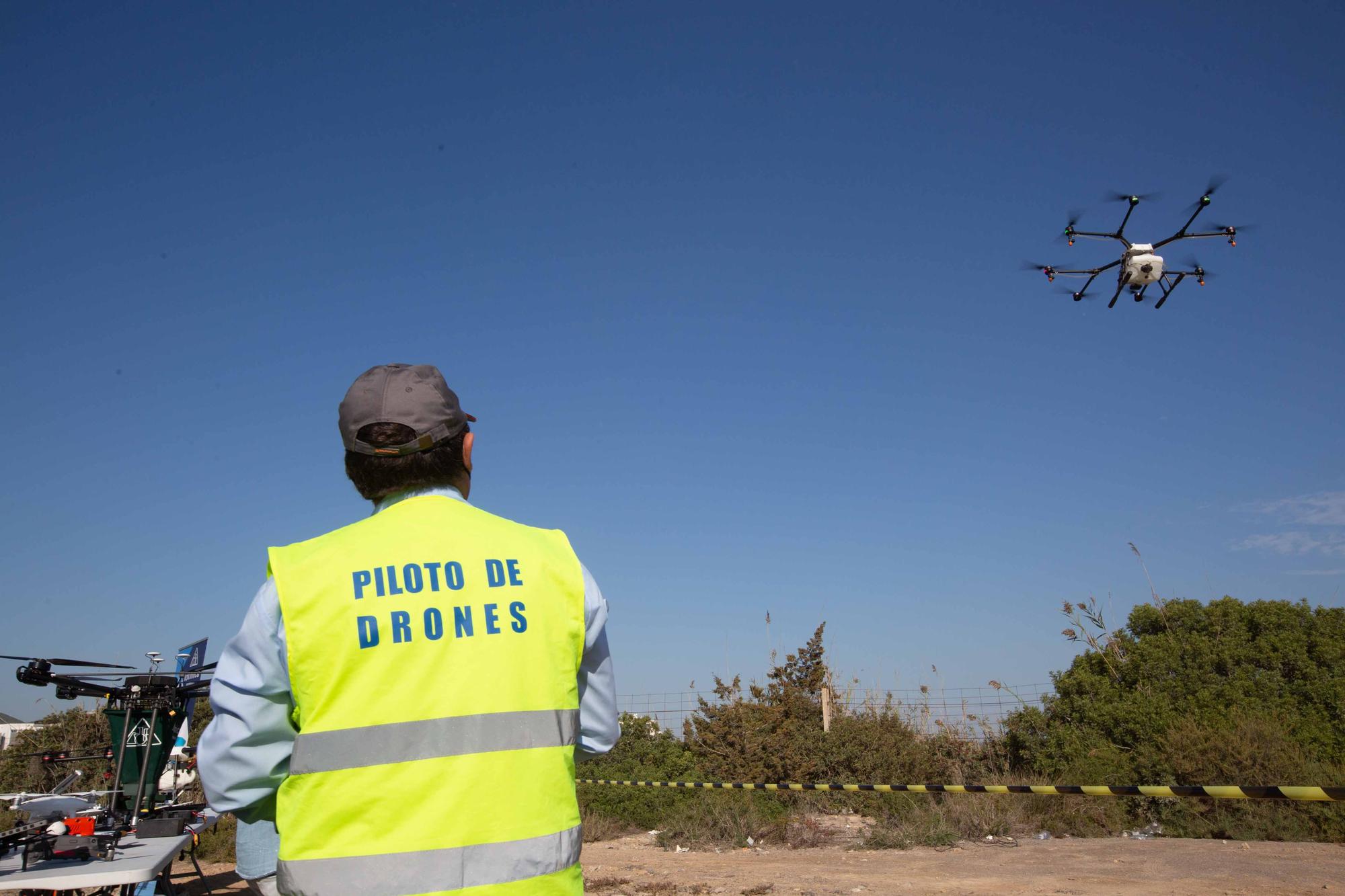 Drones contra los mosquitos de Ibiza