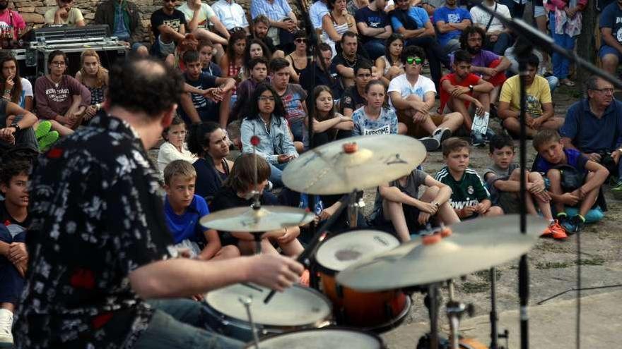 Concierto celebrado en una pasada edición del campamento musical de Agolada. // Bernabé/Luismy