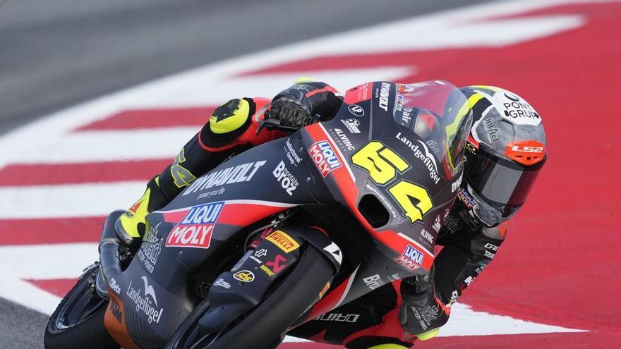 El piloto sevillano de Moto3 David Muñoz sufre una rotura de pelvis tras un brutal accidente en el Gran Premio de Hungría
