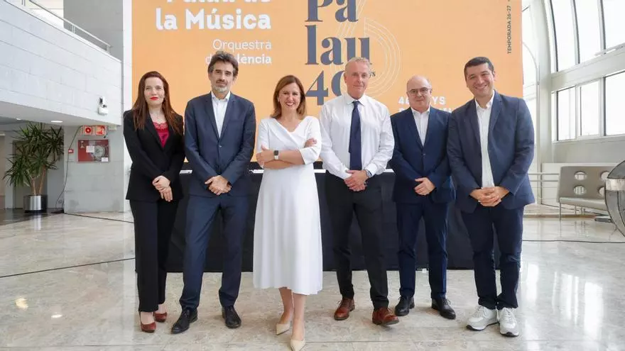 Presentación de la temporada del Palau de la Música por su 40 aniversario.
